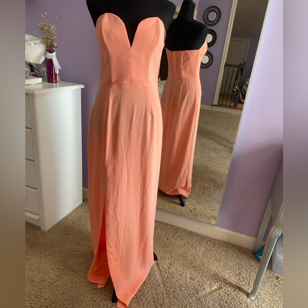 Amanda Uprichard - Cherri strapless in Sunset